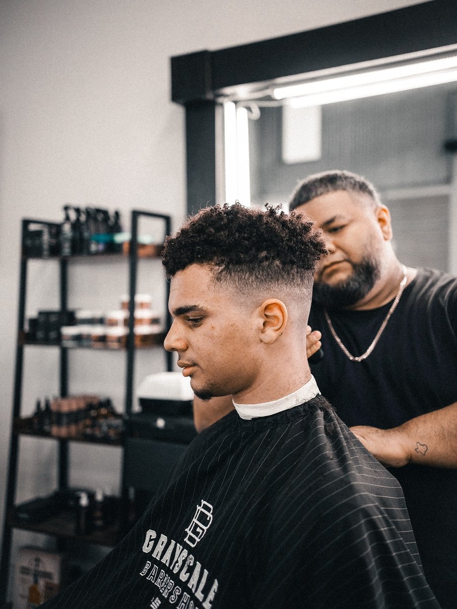 After: Sharp fade & style at our beauty salon in Bangkok