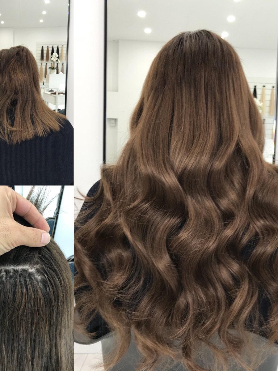 Before: Length & volume extensions at our beauty salon in Bangkok